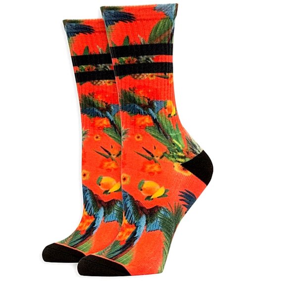 SOLE OPTIONS Ladybird Crew Sock Feet Art Paradise - Picture 1 of 2